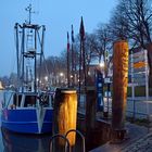 Der Hafen von Tönning am 02. Advent 2020