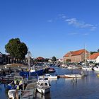 Der Hafen von Tönning an der Eider