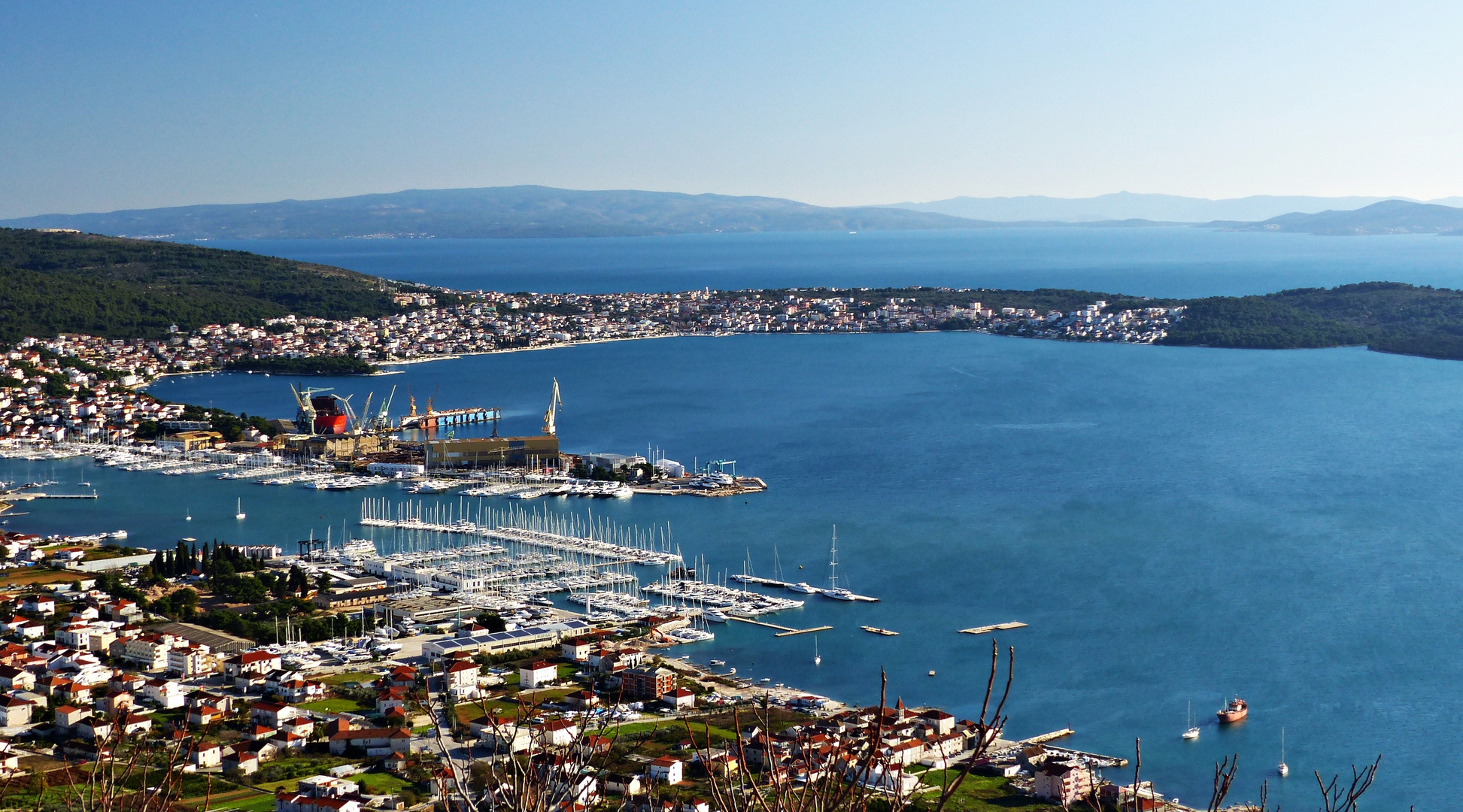 Der Hafen von Trogir