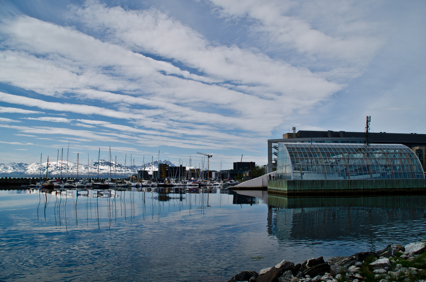 Der Hafen von Tromsö