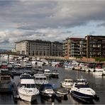 Der Hafen von Trondheim