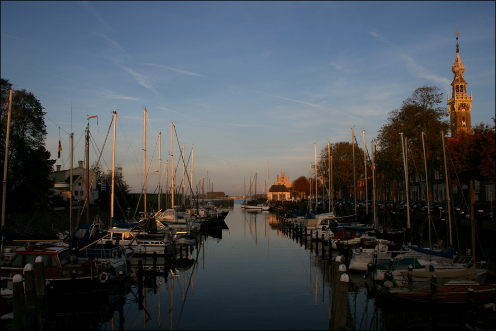 Der Hafen von Veere