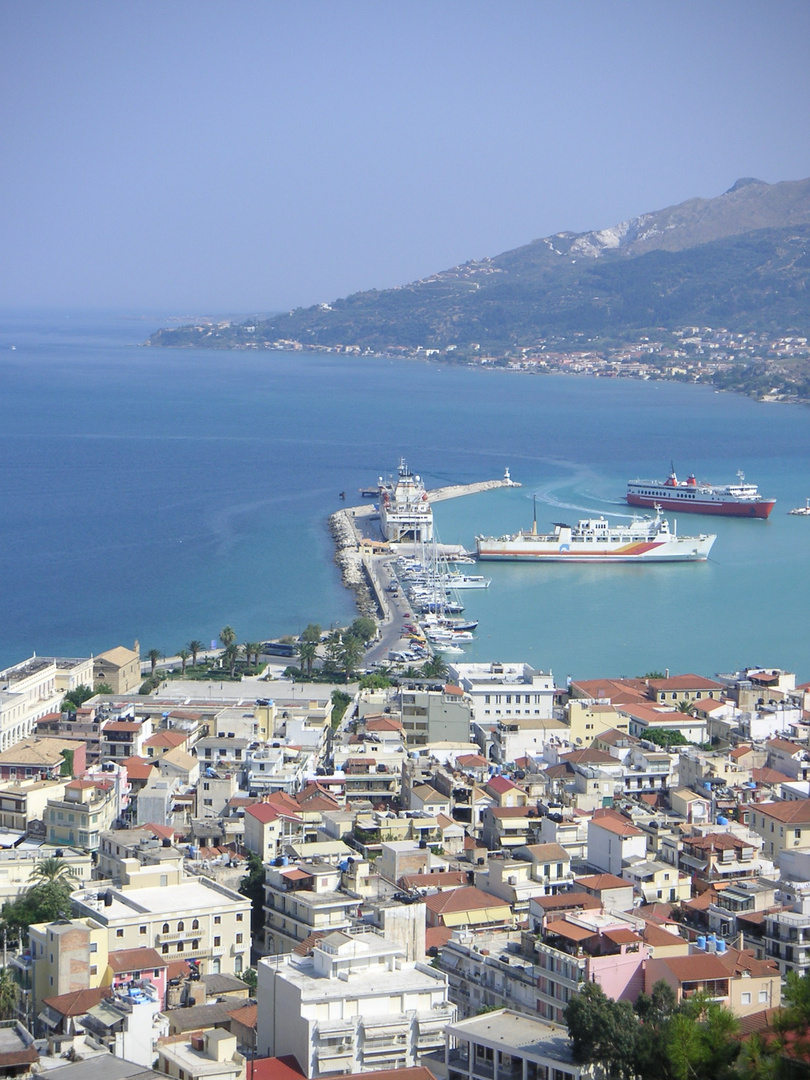 Der Hafen von Zakynthos-Stadt