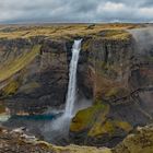 Der Háifoss bewegt ...