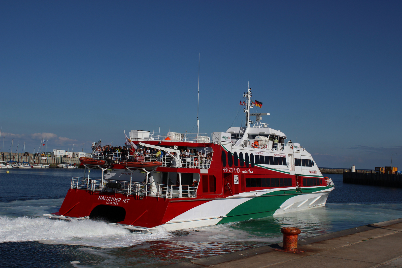 Der Halunder-Jet in Helgoland