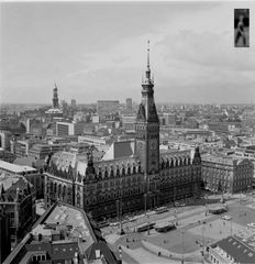 Der Hamburger Rathausmarkt 1976...mit Sucheinlage!