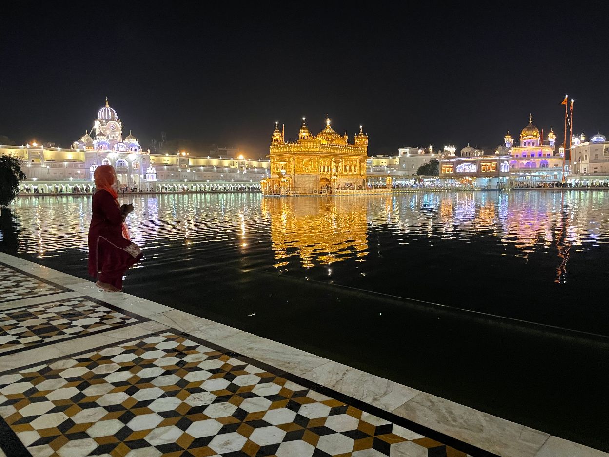 Der Harmandir Sahib in Amritsar. 