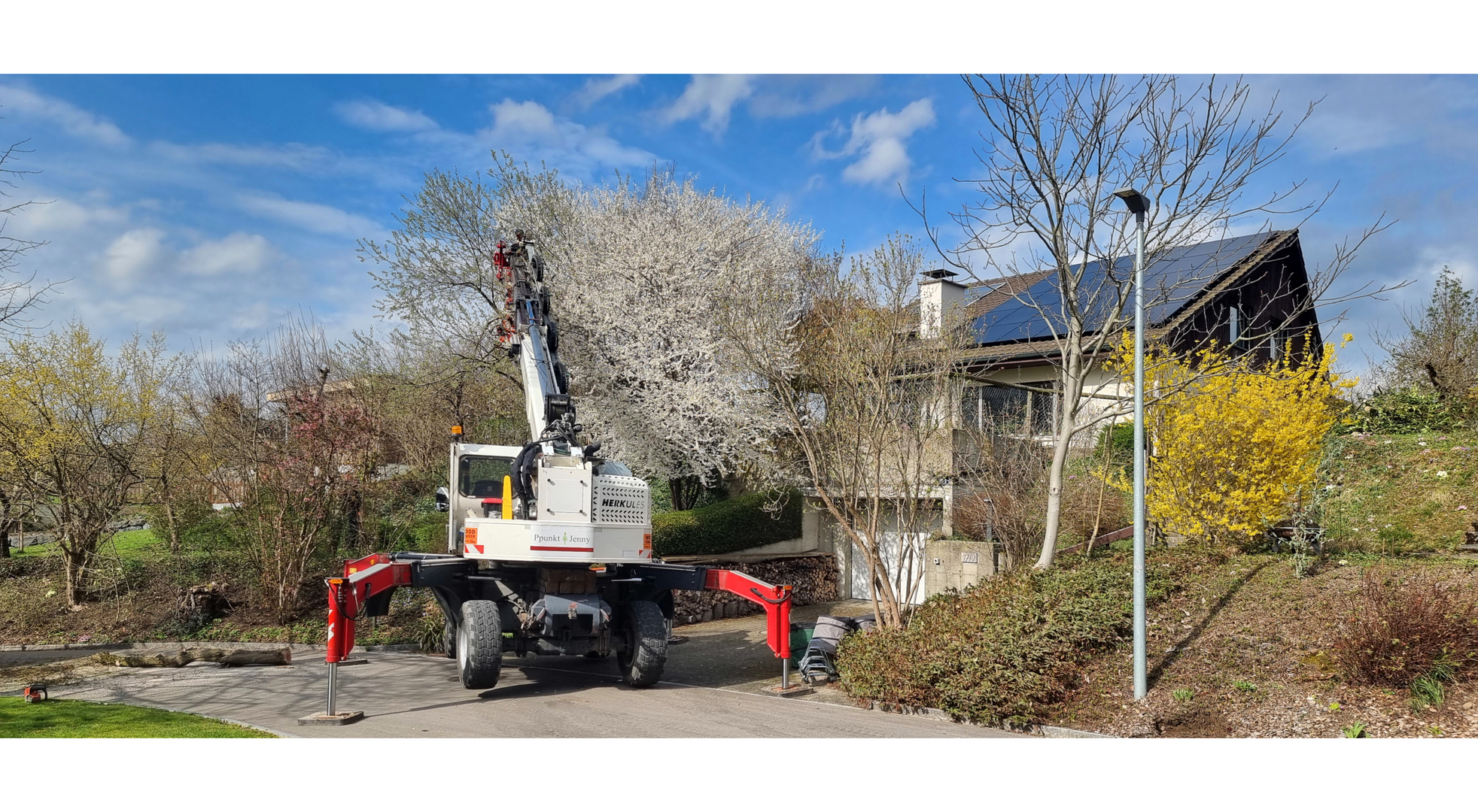 Der Harvester in Aktion