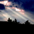 Der Harz bei Sonnenuntergang