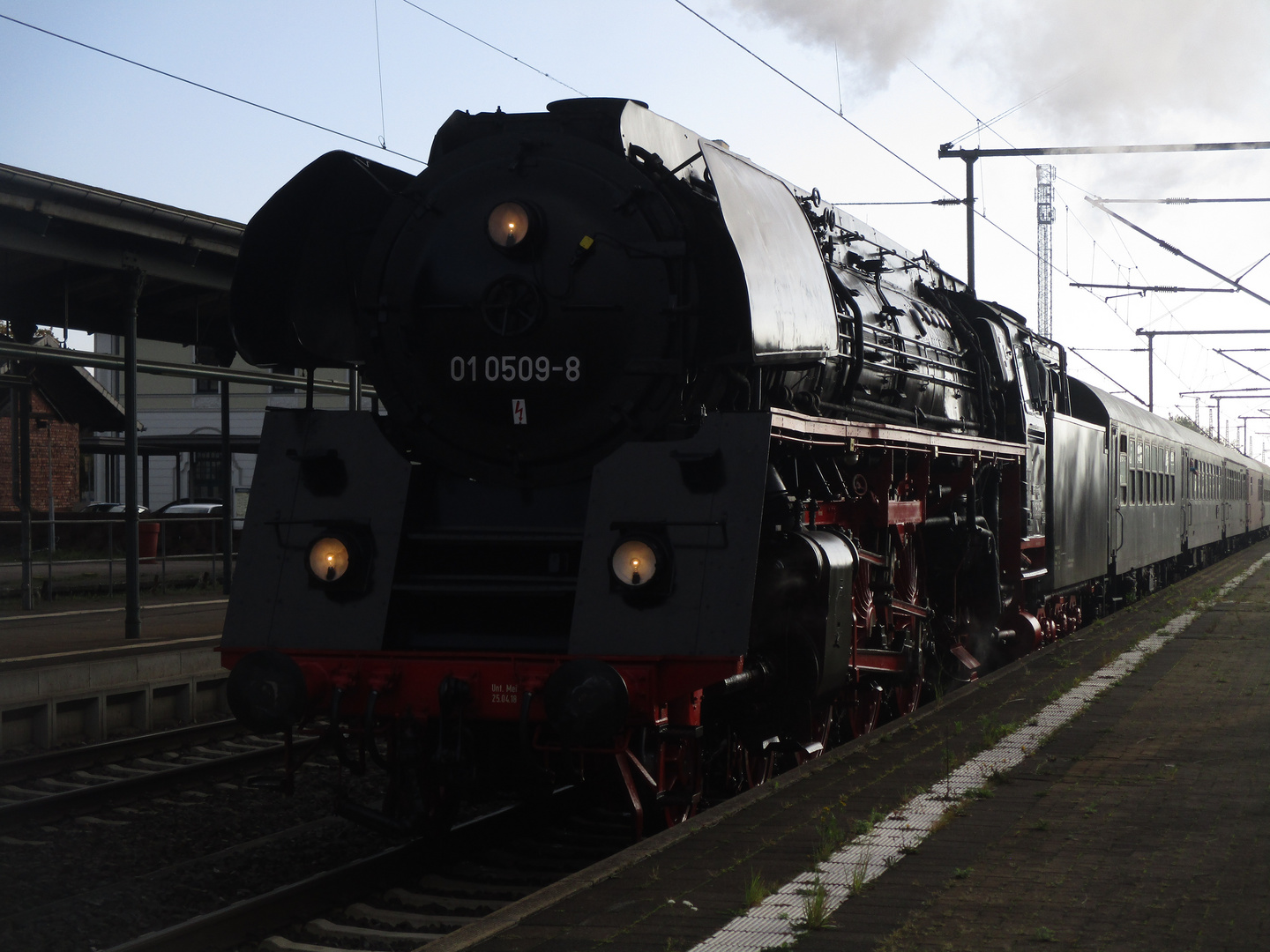 Der "Harz-HEXpress" in Nordhausen 1.