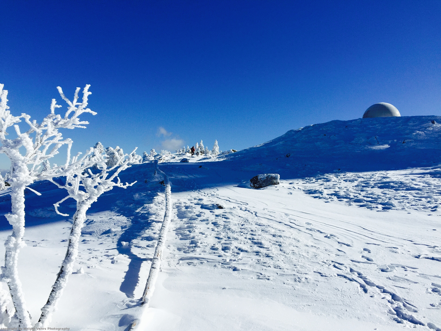 Der Harzer Brockengipfel im Winter