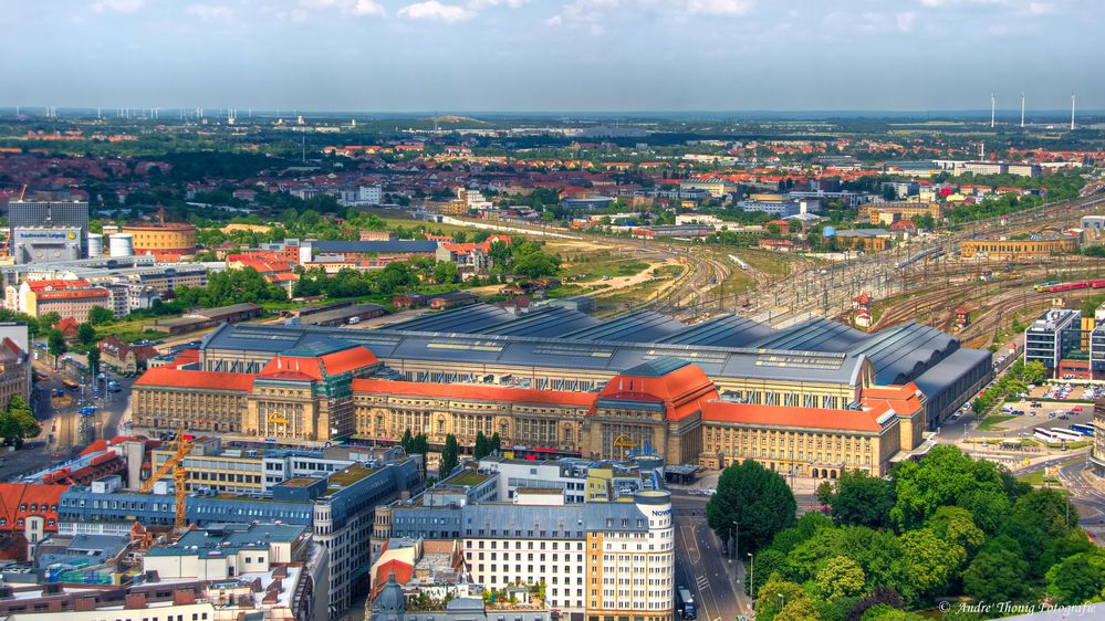 Der Hauptbahnhof in Leipzig