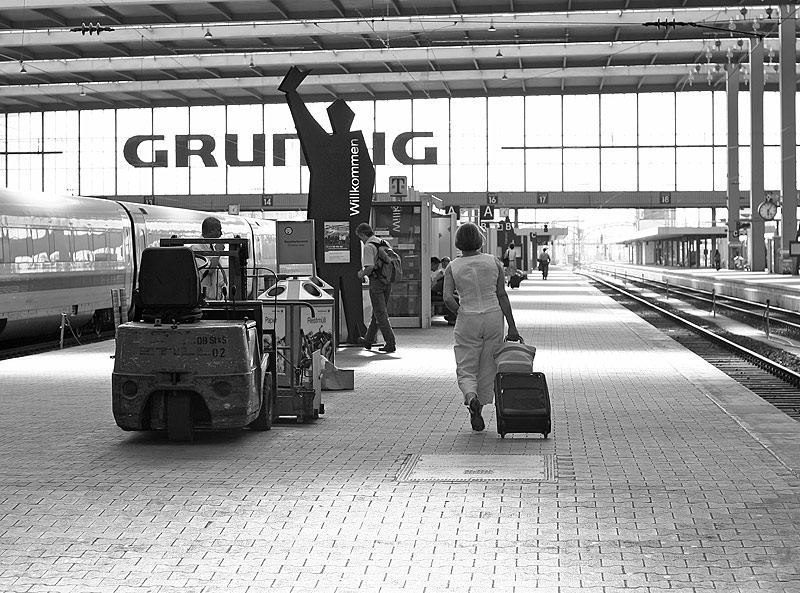 Der Hauptbahnhof in München