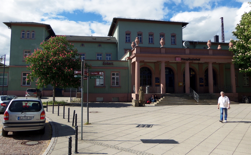 Der Hauptbahnhof Naumburg (Saale)