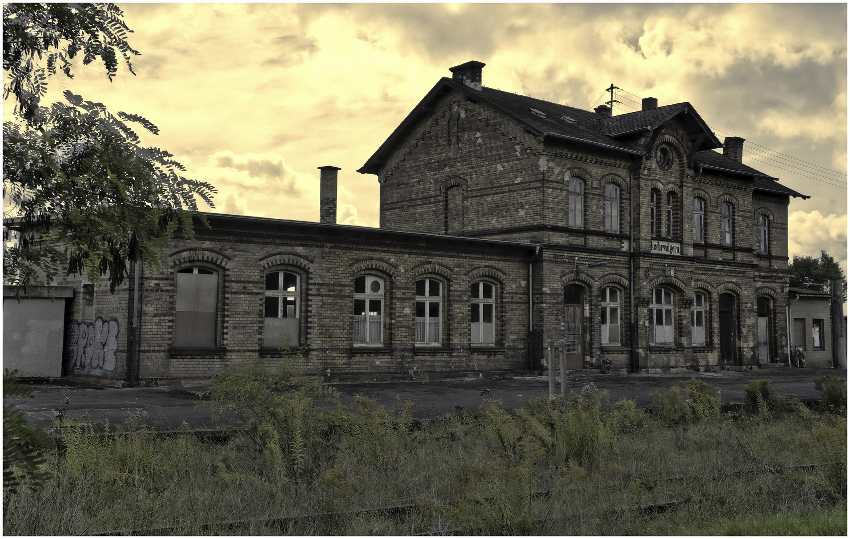 Der Hauptbahnhof von Niederwalgern