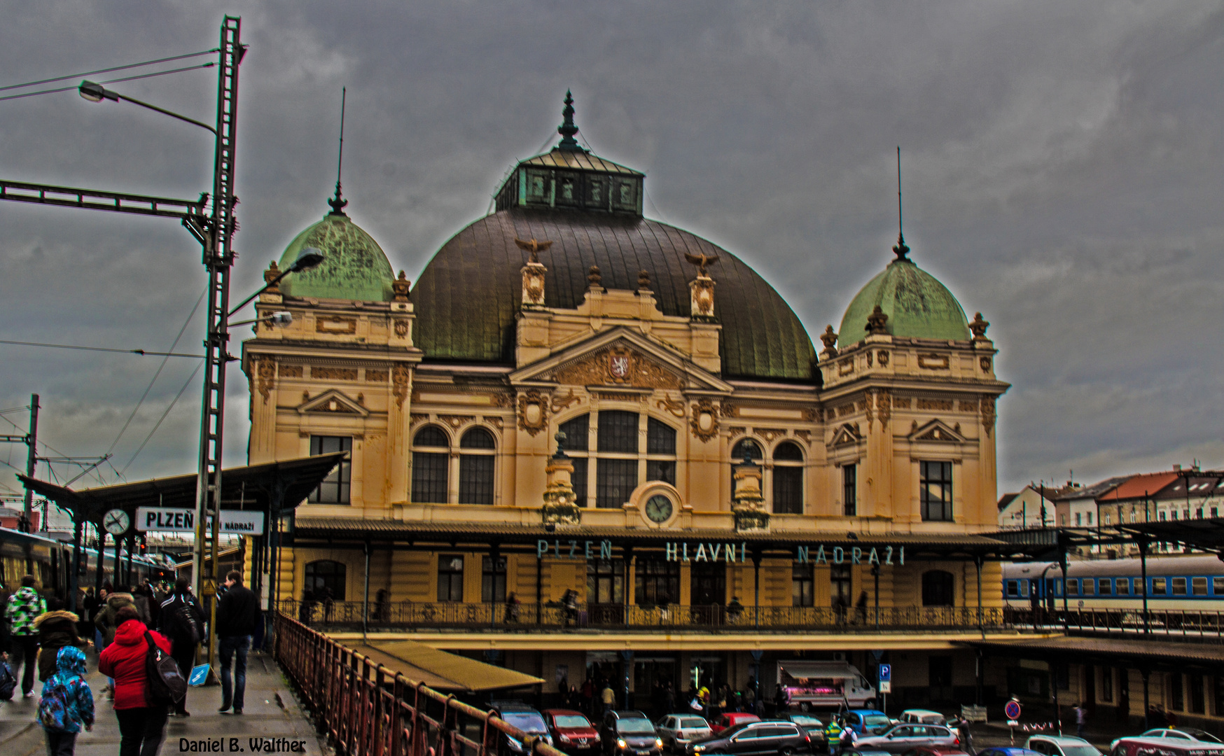 Der Hauptbahnhof von Plzen