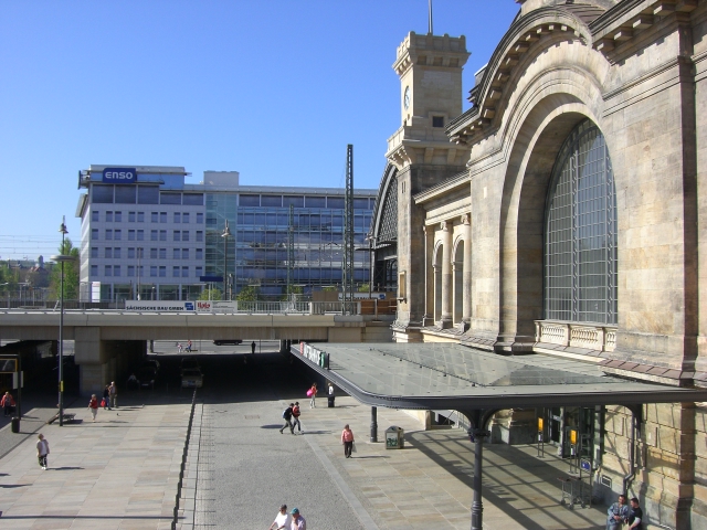 Der Hauptbahnhof zu Dresden