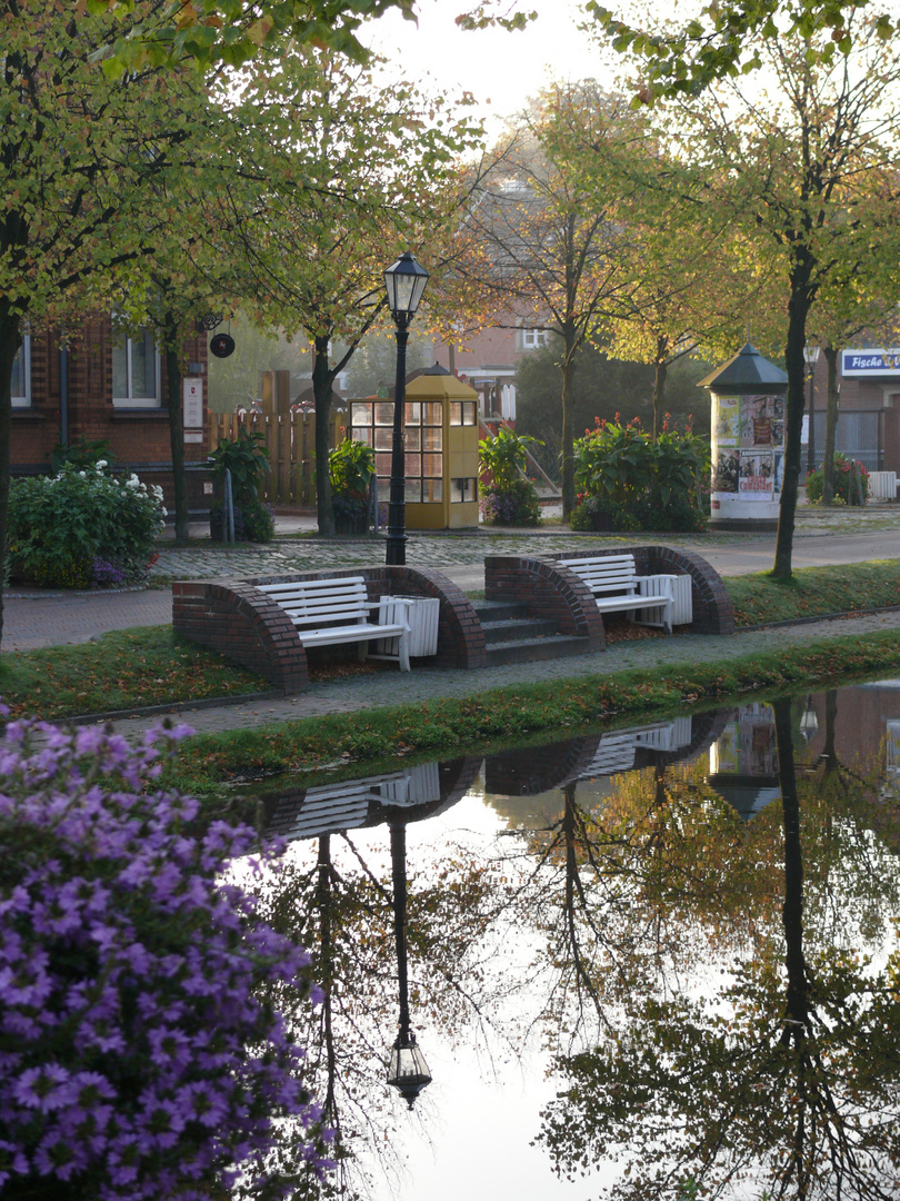 Der Hauptkanal am frühen Morgen