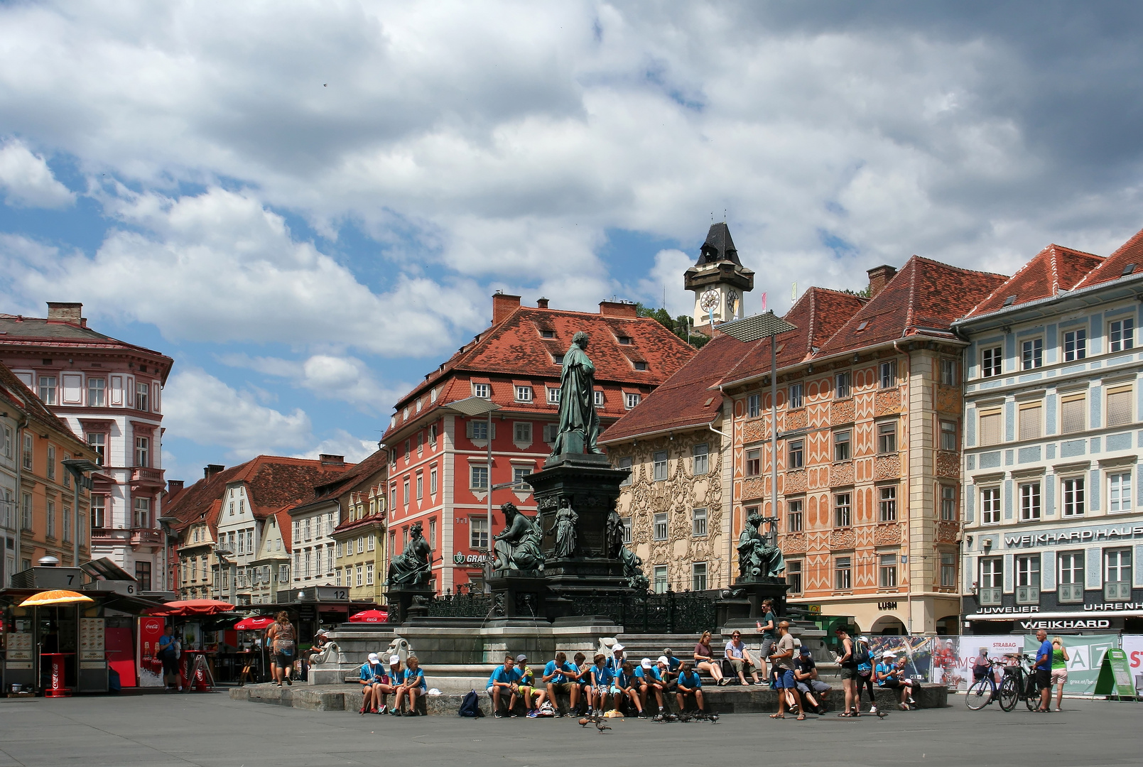 Der Hauptplatz in Graz