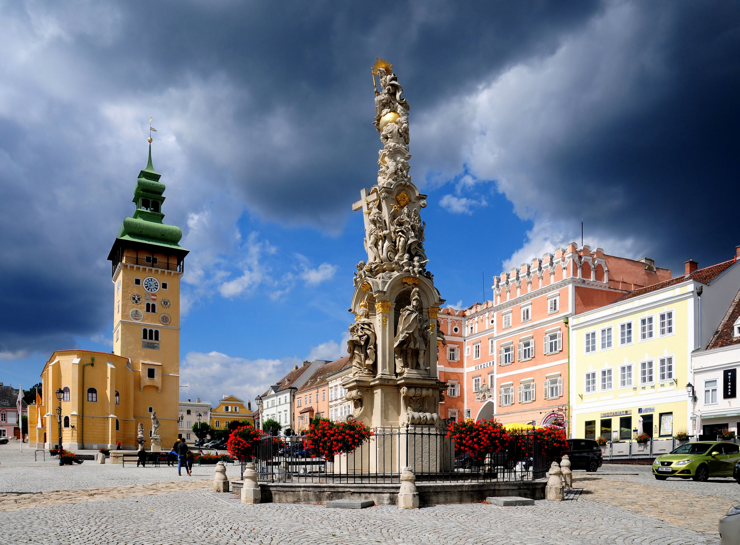 Der Hauptplatz von Retz