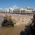 Der Hauptstrand von Biarritz