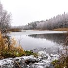 Der Heidemühlenteich im Winter - Der Zufluss