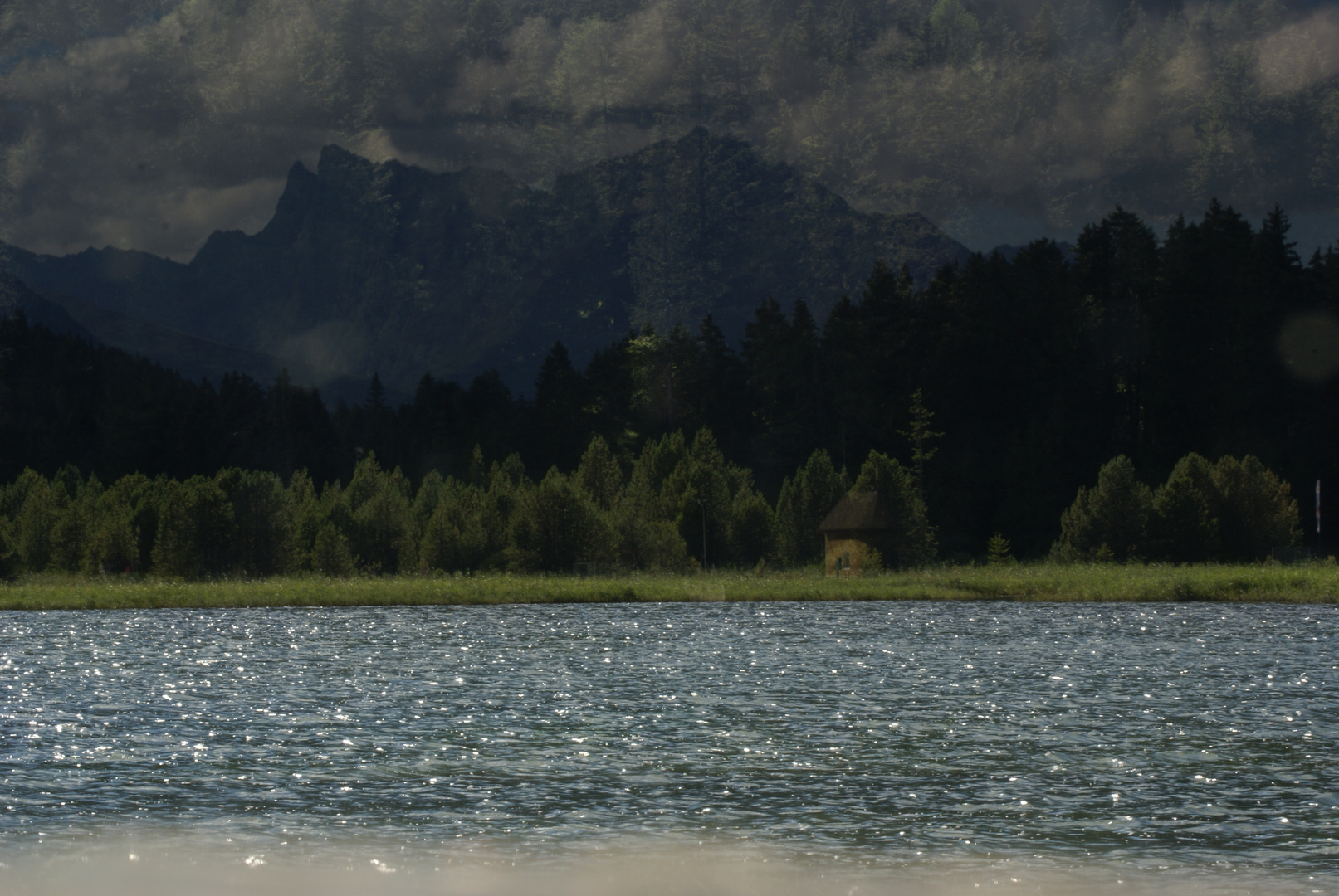 Der "Heidsee" auf der Lenzerheide