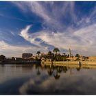 Der heilige See im Karnak-Tempel