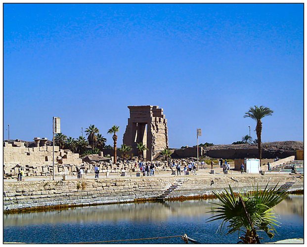 Der Heilige See im Karnaktempel