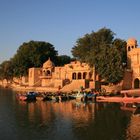 der heilige See in Jaisalmer (Indien/ Rajasthan) am Morgen