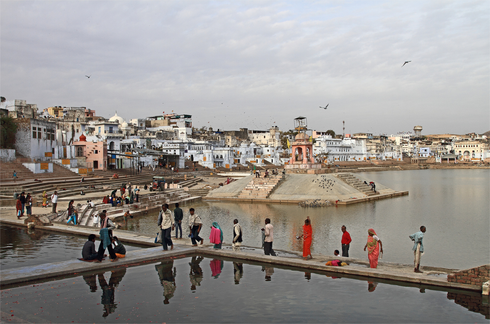 der heilige See in Pushkar