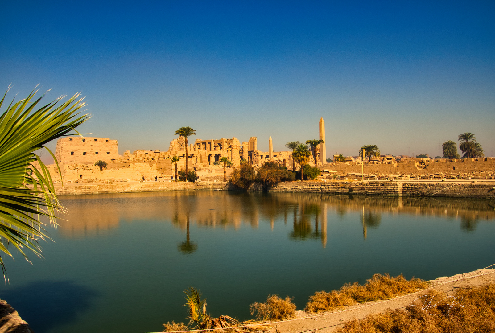 Der "heilige See" von Karnak
