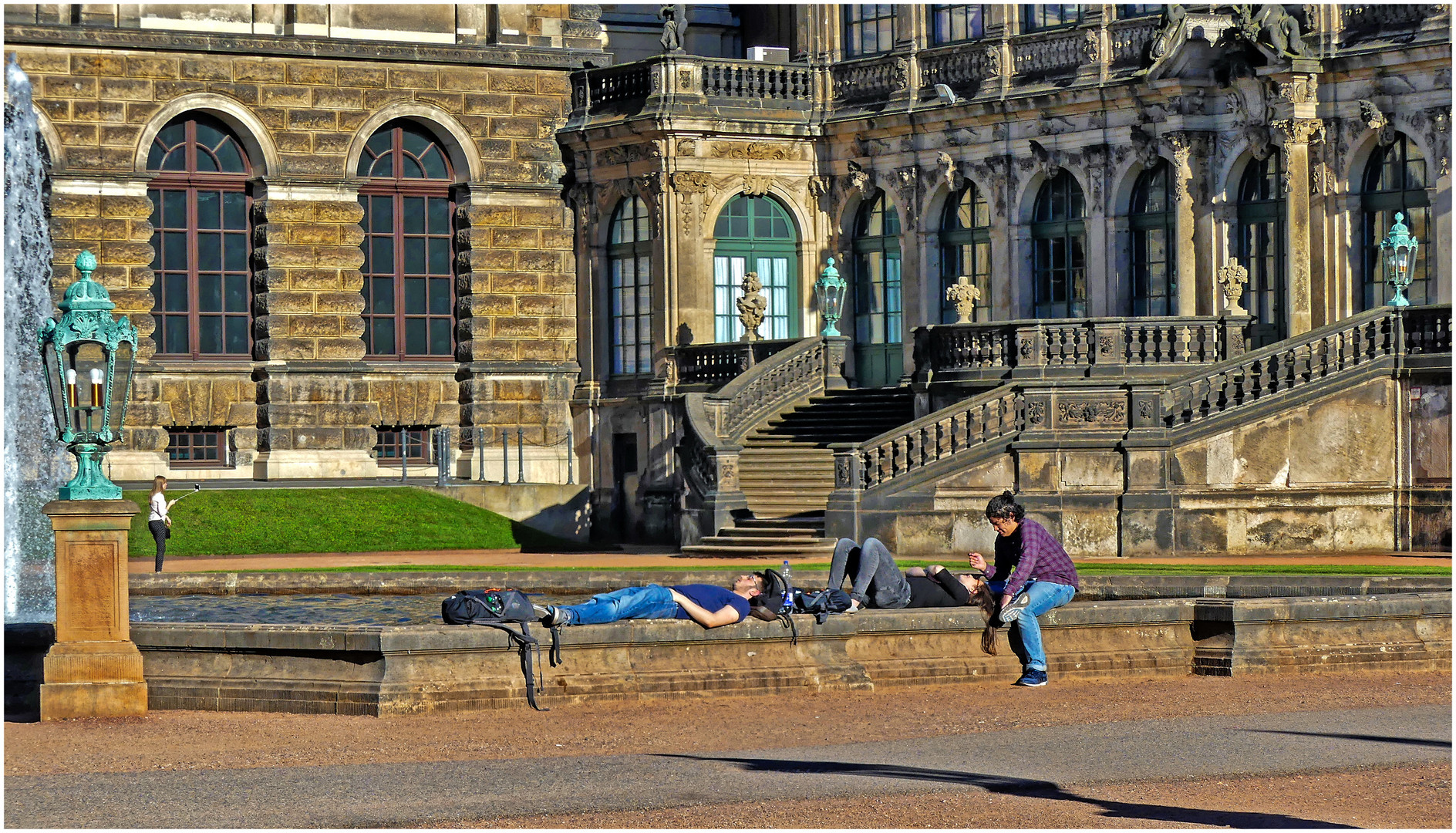 Der heiße Sommer in Dresden