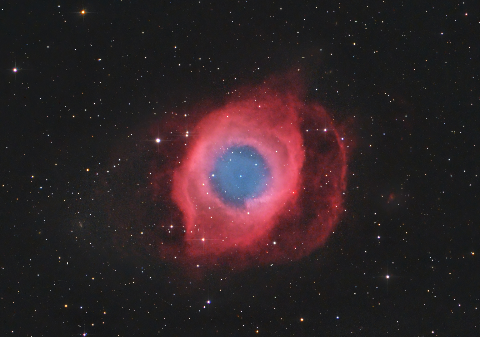 Der Helixnebel NGC7293 im Sternbild Wassermann