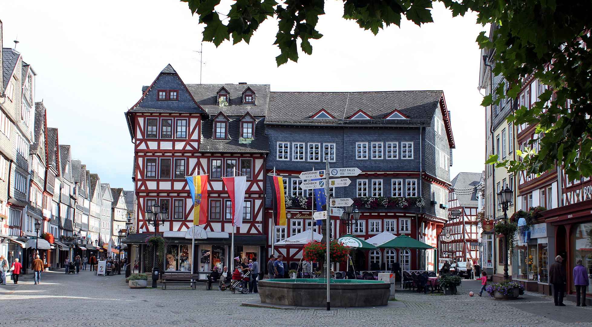 Der Herborner Marktplatz