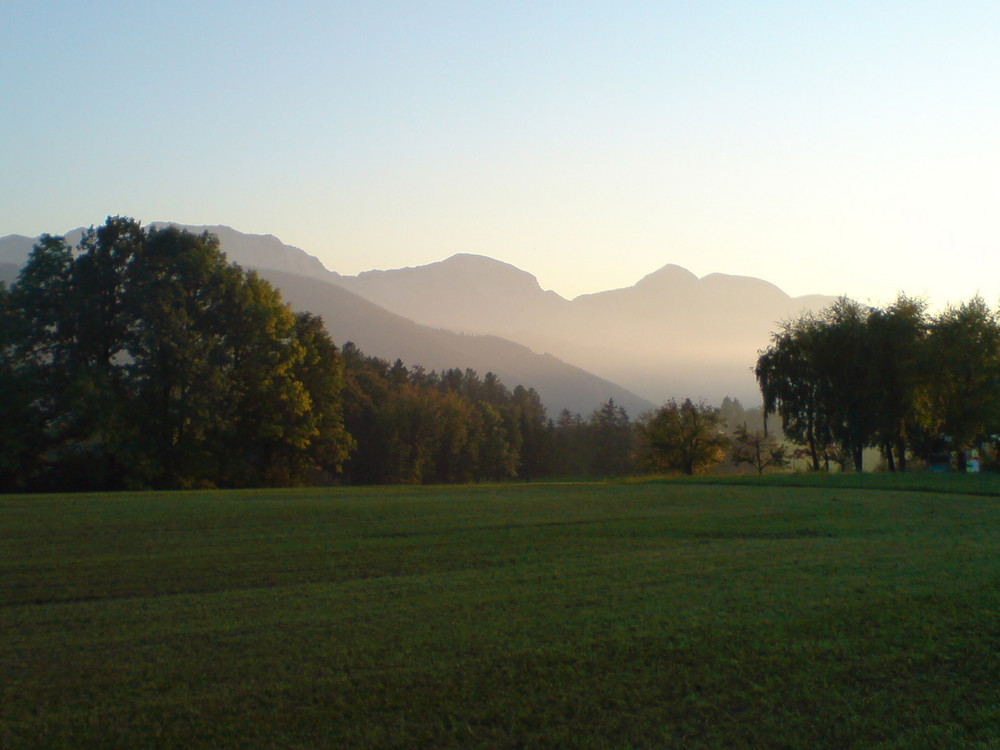 Der Herbst breitet allmählich seine Schleier aus über´s Land!