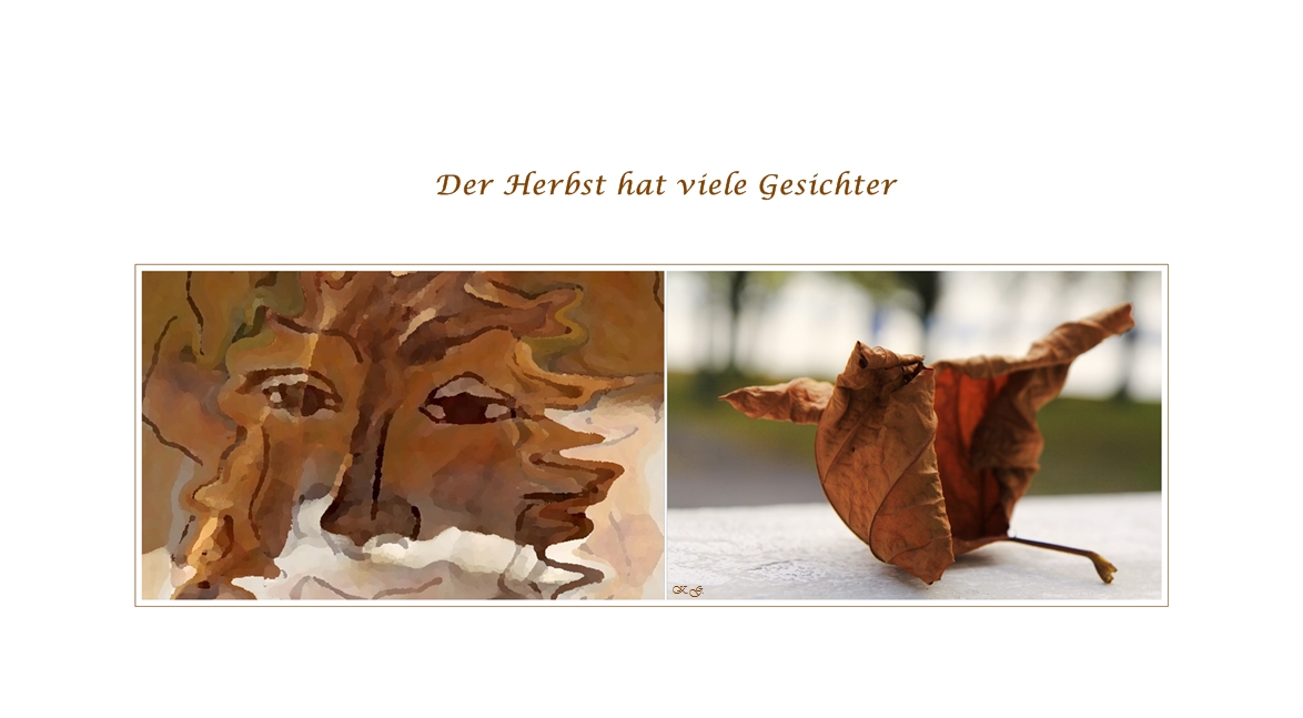 Der Herbst hat viele Gesichter