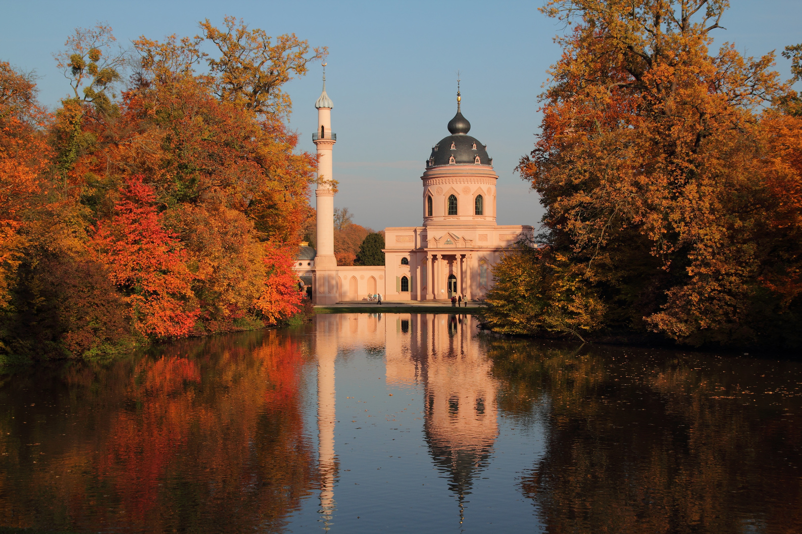 der Herbst im Schloßgarten