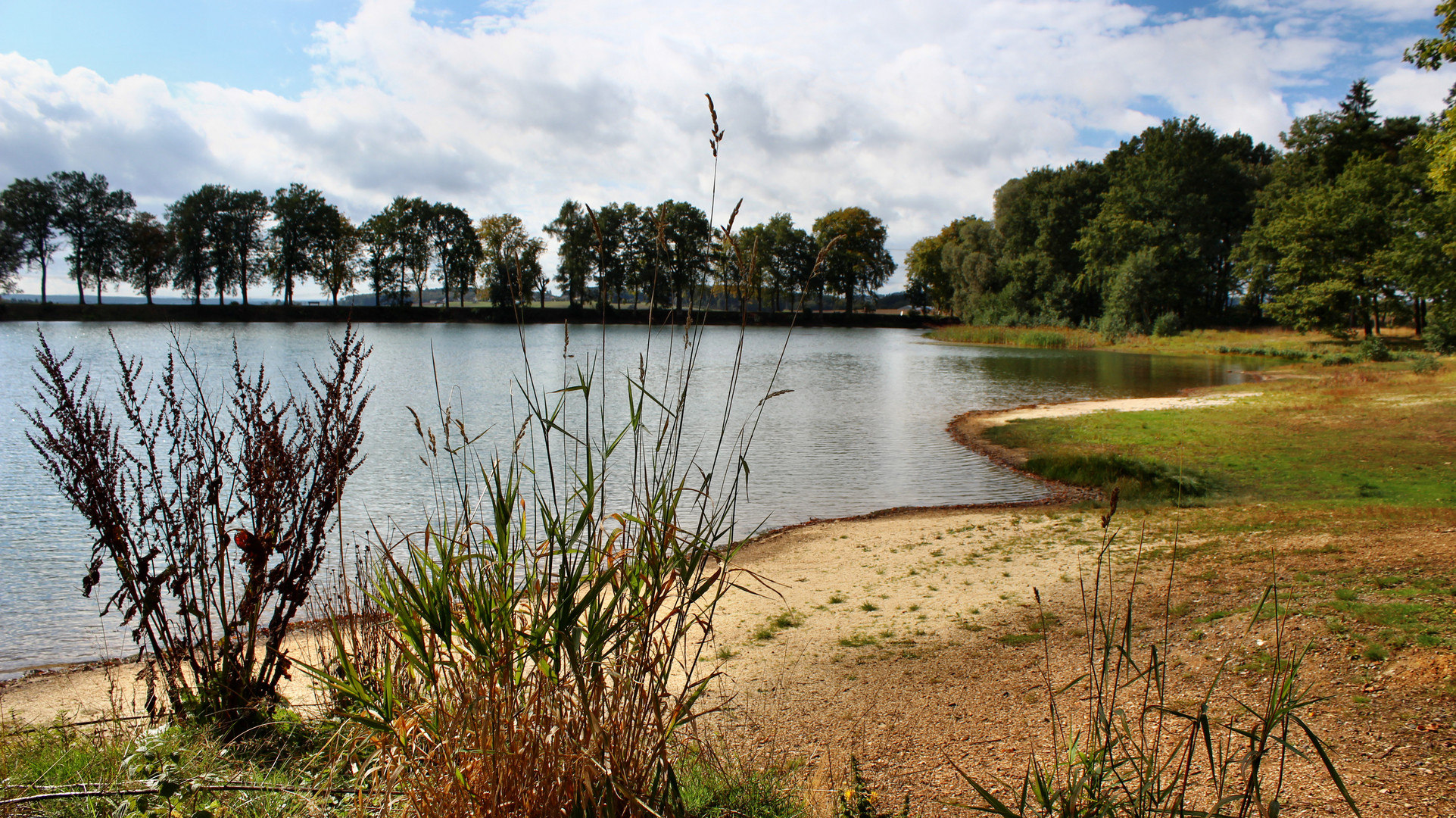 Der Herbst ist am Badestrand angekommen