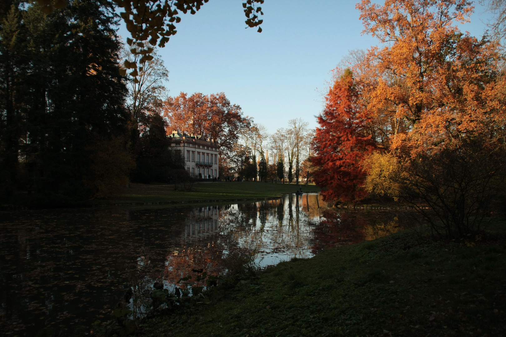 ...der Herbst steht auf der Leiter...