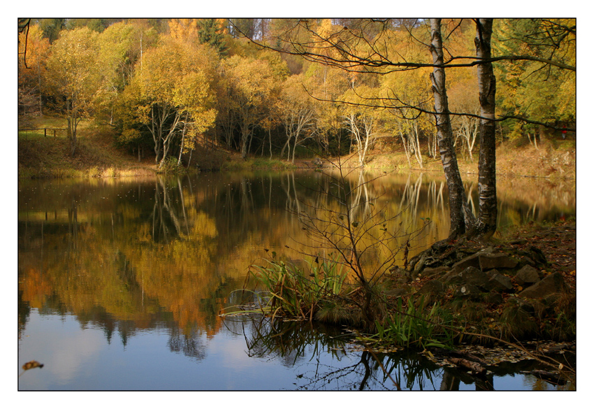 Der Herbst verzaubert das Steinerne Haus