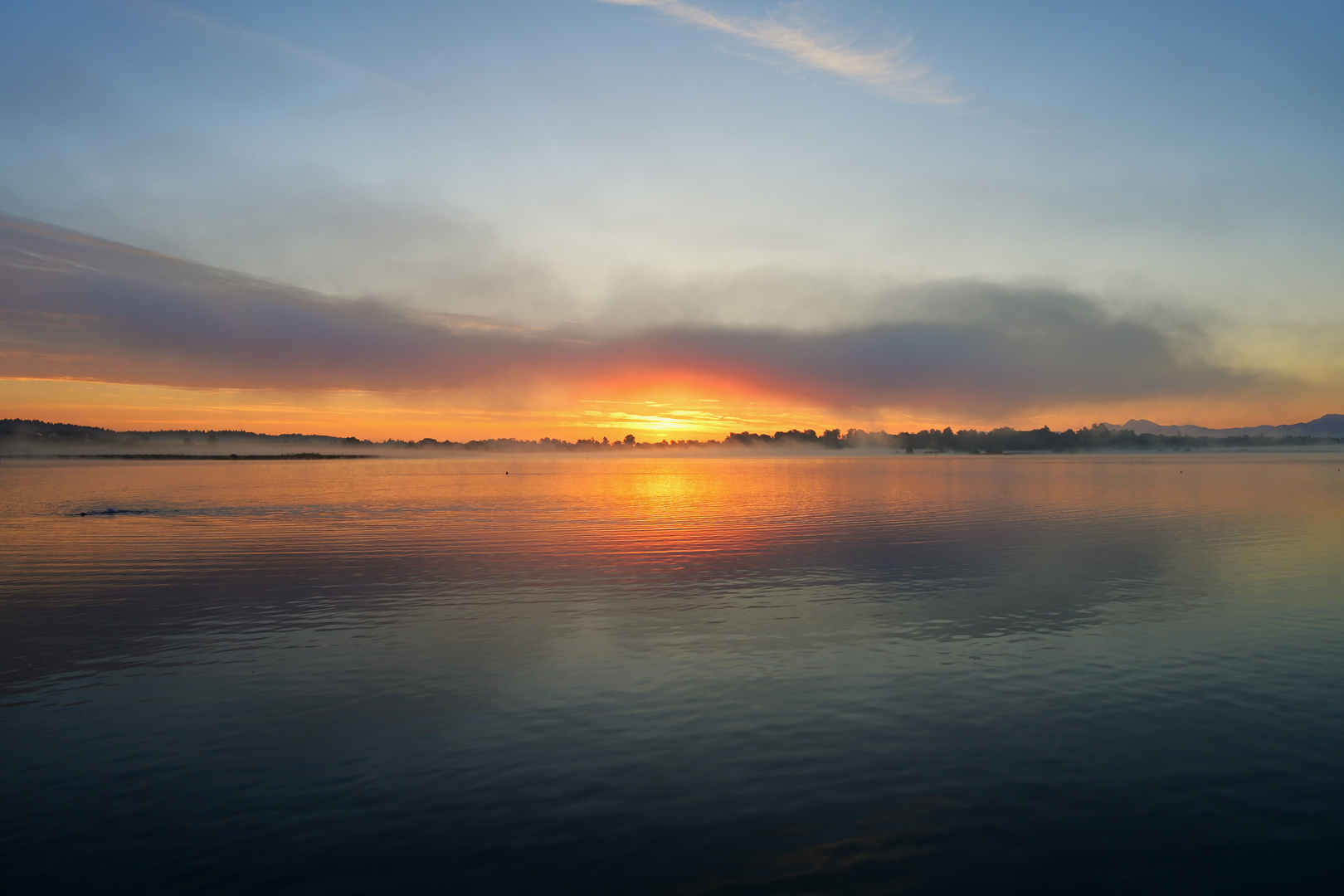 Der herbstliche Chiemsee