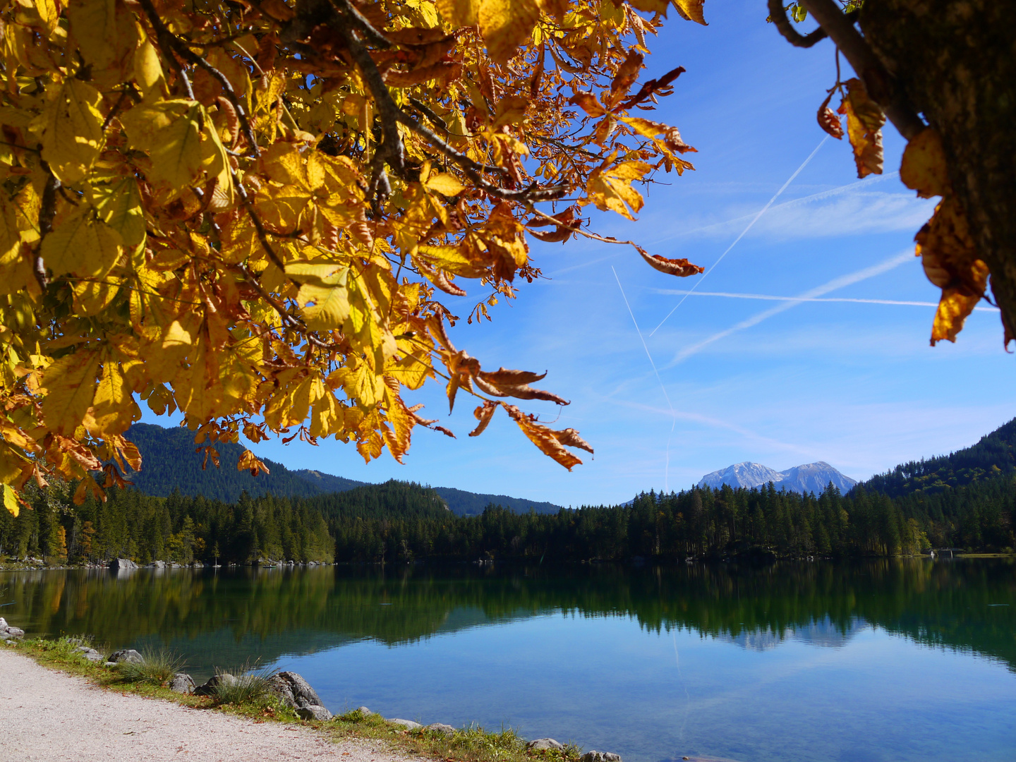 Der herbstliche Hintersee 