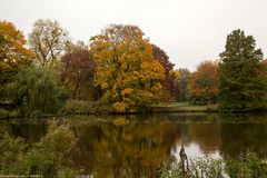 Der herbstliche Maschteich in Hannover