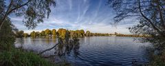 der herbstliche Wambachsee