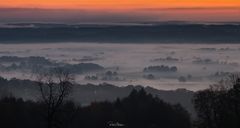 Der Herbstmorgen in Bayern