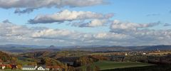 Der Herbstwunsch mit der Sächsischen Schweiz ist mit kühlem Westwind erfüllt worden...