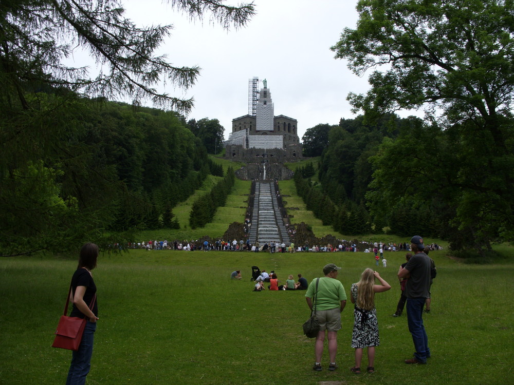 Der Herkules und seine Wasserspiele auf dem Bergpark Wilhelmshöhe