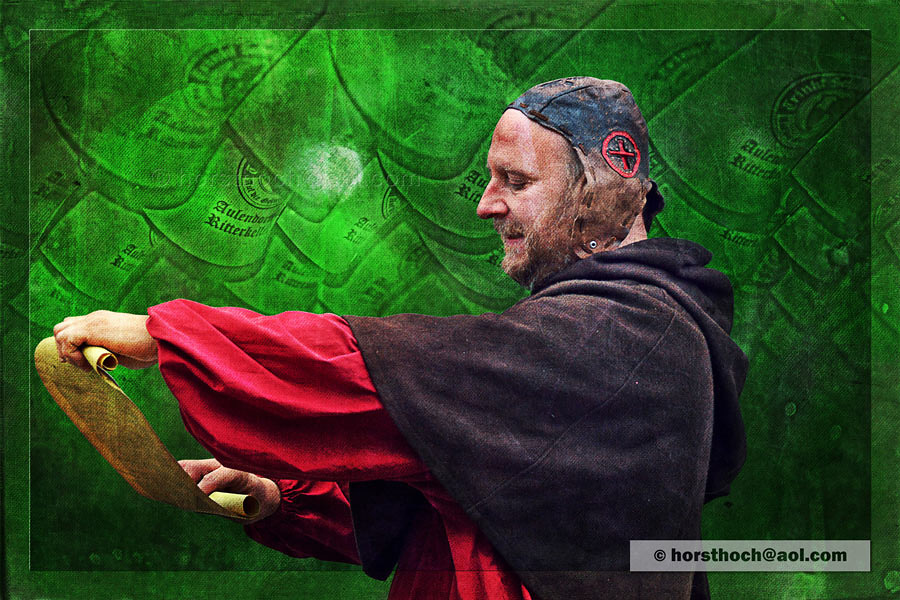 Der Herold Foto & Bild szene, historisch verkleidet, digiart