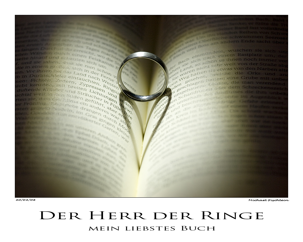 Der Herr der Ringe - Mein liebstes Buch